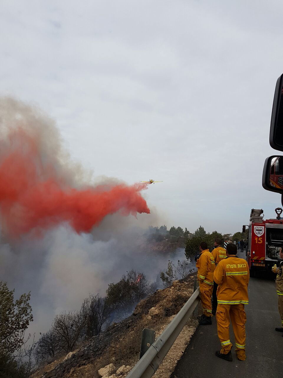 אש בלי הפסקה: צפו בתיעודים מרחבי הארץ