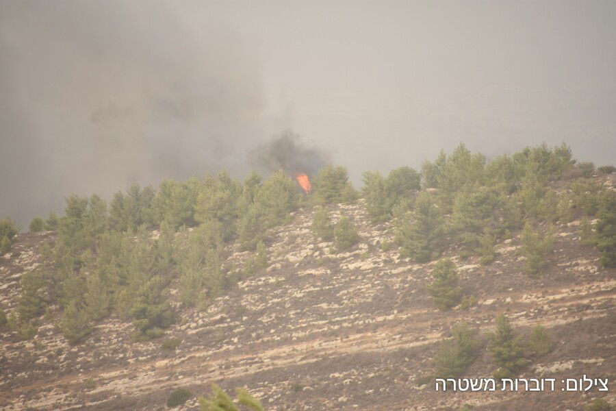 אש בלי הפסקה: צפו בתיעודים מרחבי הארץ