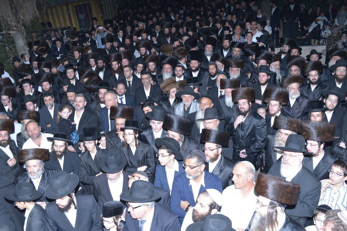 שמחת נישואי בת האדמו"ר מביטשקוב. צפו