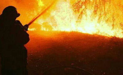 ממצלמת הכבאי: כך נראית הלחימה באש