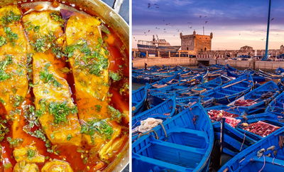 דג חריף מבושל וקציצות דגים מרוקאיות