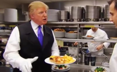 מלצר, מנקה חדרים: טראמפ שעוד לא הכרתם