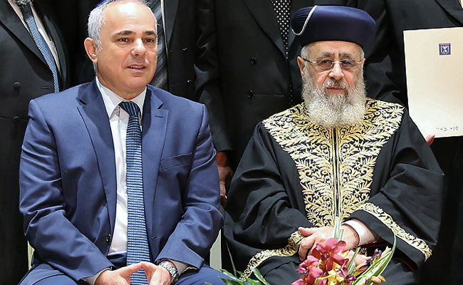 השר שטייניץ והראשל"צ הגר"י יוסף