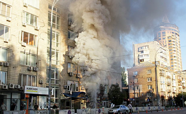 שגרירות ישראל בקייב מתרגלת מתקפת טרור