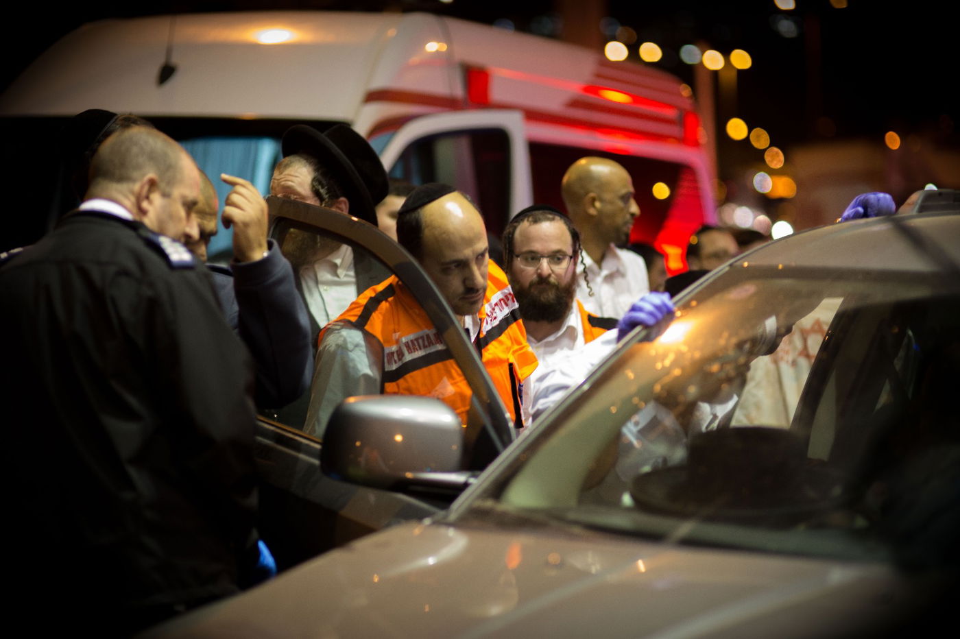 הרבי מקרעטשניף קרית גת נפצע קל בתאונת דרכים