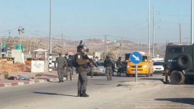 זירת ניסיון הפיגוע, הבוקר