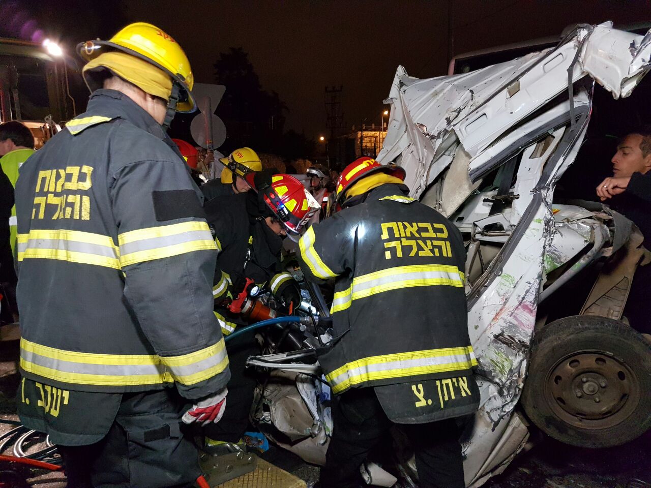 זירת התאונה