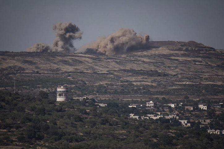 הפצצה ישראלית בסוריה