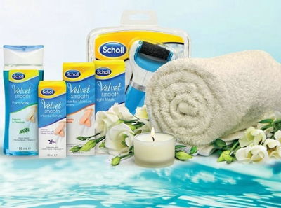 פינוק לכפות הרגליים בסוף היום. שול.