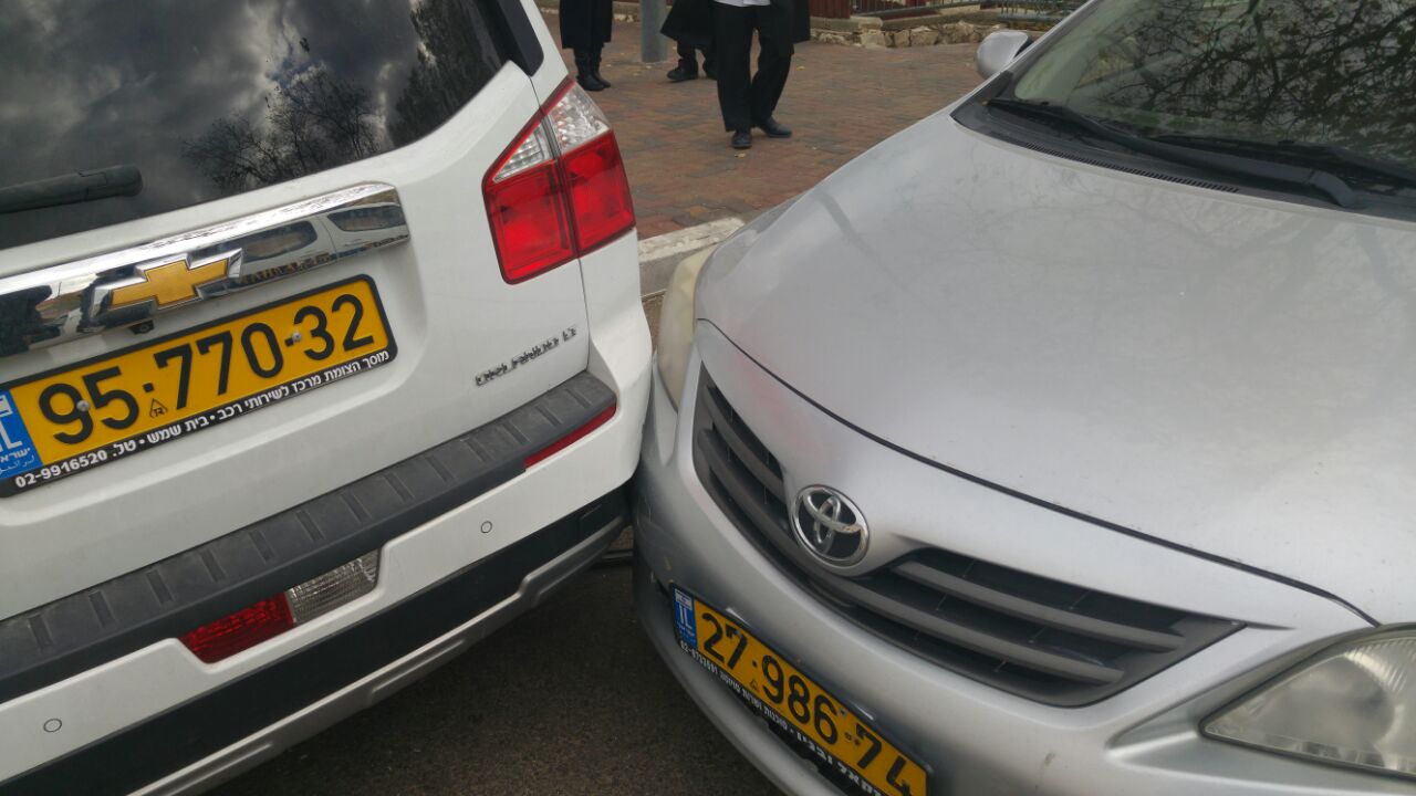 נס בביתר עילית: הילדים היו חגורים ונפצעו קל