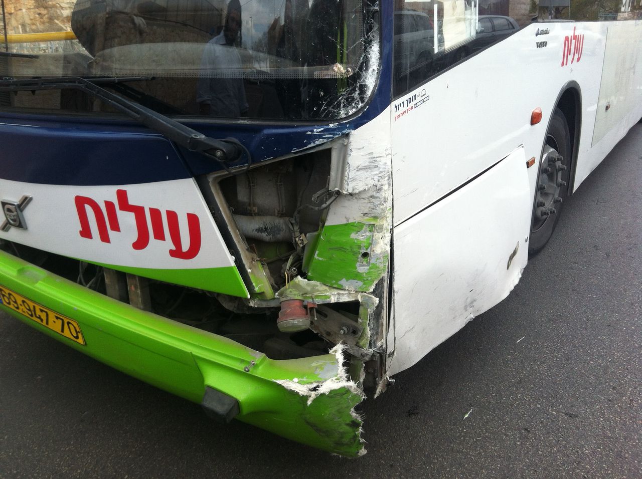 נס בביתר עילית: הילדים היו חגורים ונפצעו קל