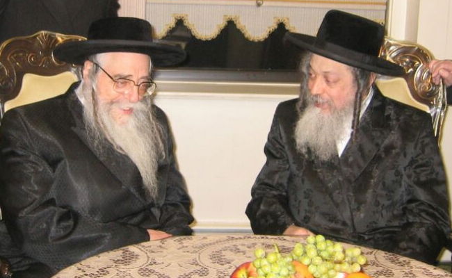 עם האדמו"ר מצאנז