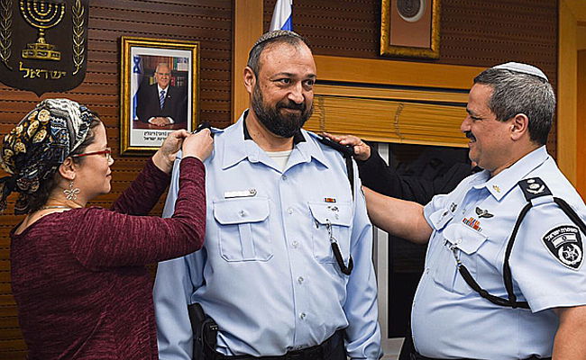 דרגת נצ"מ הוענקה לרב המשטרה החדש