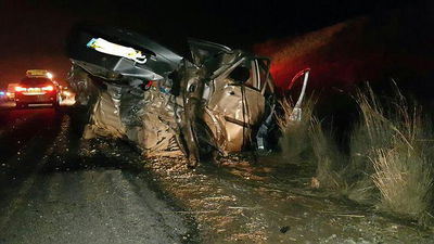 זירת התאונה הקטלנית ליד קריית גת