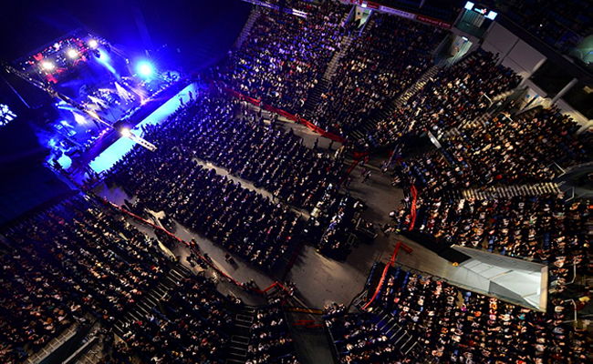 כנס חרדי בארנה. ארכיון