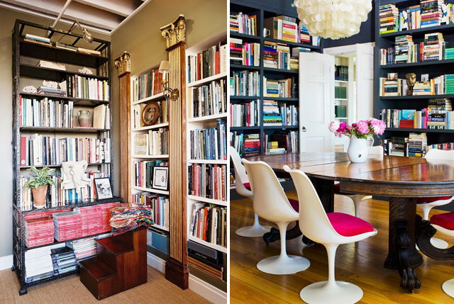 11 ספריות ביתיות שתולעי ספרים לא ירצו לעזוב