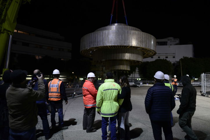 מזרקת 'האש והמים' פורקה • צפו בתיעוד