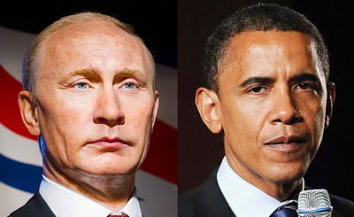 אובמה ופוטין