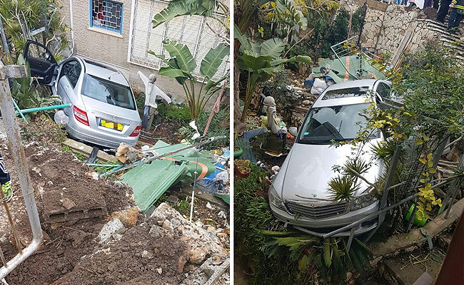 רגעים לאחר התאונה