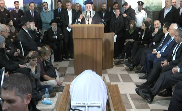 הלווית השר לשעבר יעקב נאמן ז"ל: "חיזק את עולם התורה"