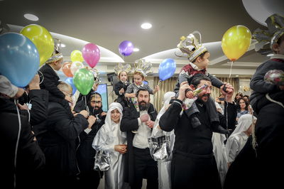 טקס מרגש בכניסת ילדים לחיידר חב"ד בביתר עילית. צפו