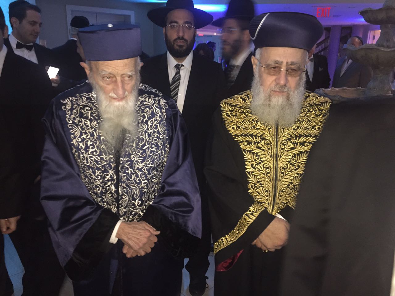 הגאון חכם שאול קצין עם הראשל"צ הגר"י יוסף, בחודש שעבר