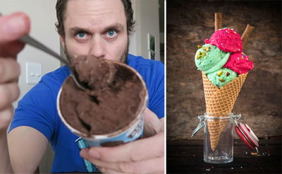 פעם שלישית גלידה...