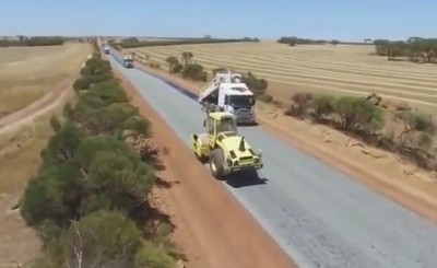 כך סללו כביש בן 5 קילומטר ביומיים בלבד. צפו