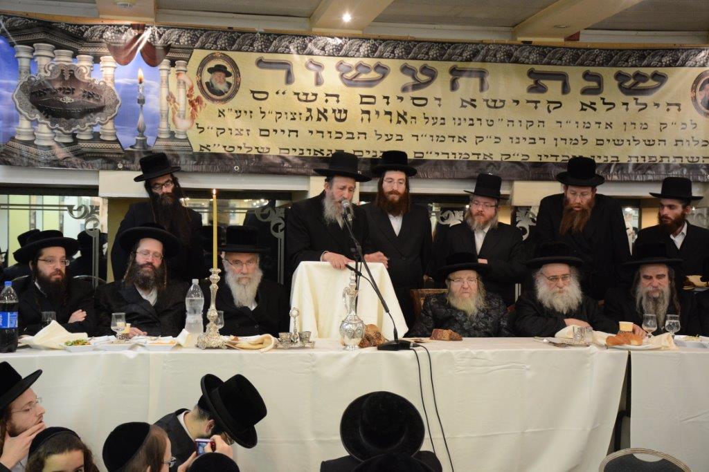 טיש יארצייט של בעל ה"אריה שאג" מצאנז ז'מיגרד זצ"ל