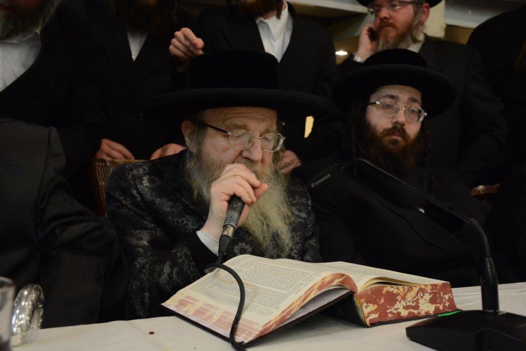 טיש יארצייט של בעל ה"אריה שאג" מצאנז ז'מיגרד זצ"ל