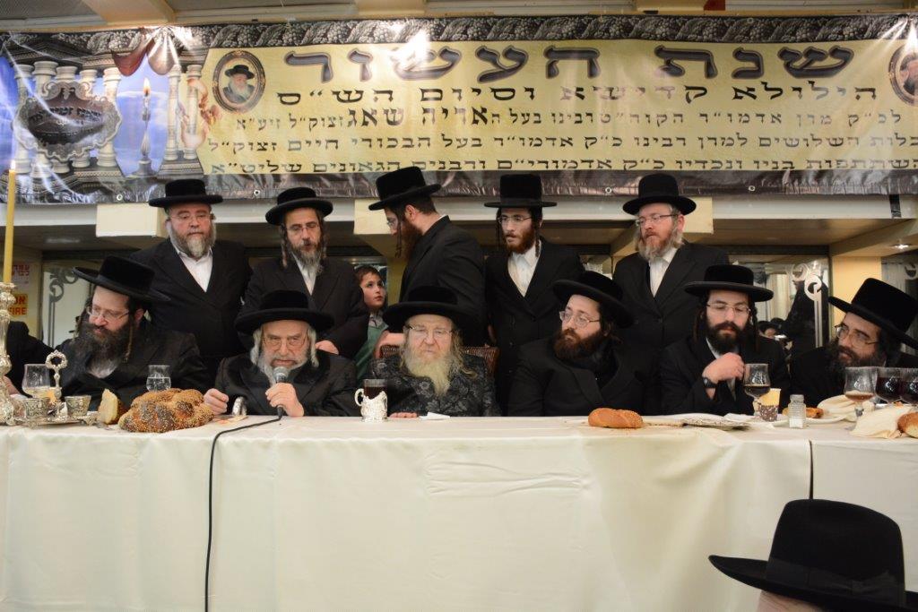 טיש יארצייט של בעל ה"אריה שאג" מצאנז ז'מיגרד זצ"ל