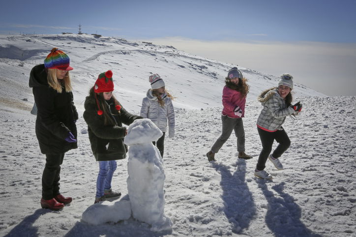 מושלג ולבן: תיעוד מרהיב מהחרמון