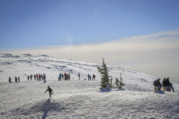 מושלג ולבן: תיעוד מרהיב מהחרמון