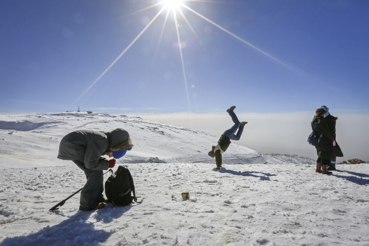 מושלג ולבן: תיעוד מרהיב מהחרמון