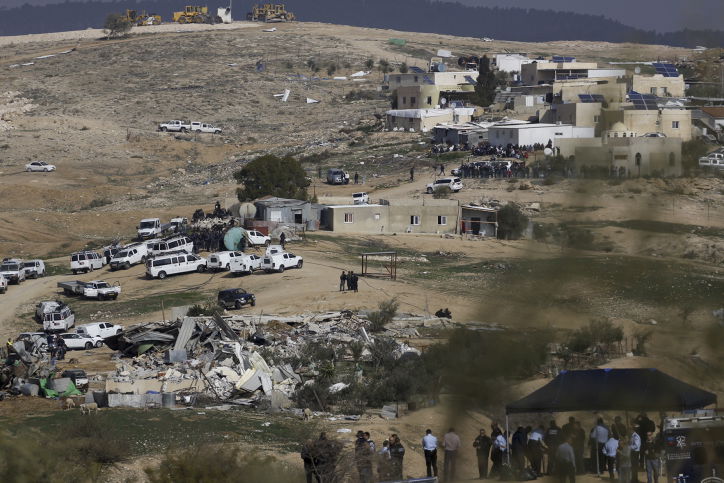 המהומה באום אלחיראן בעדשת המצלמה