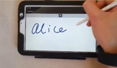 שעון חכם יחשוף חתימות ידניות שזויפו