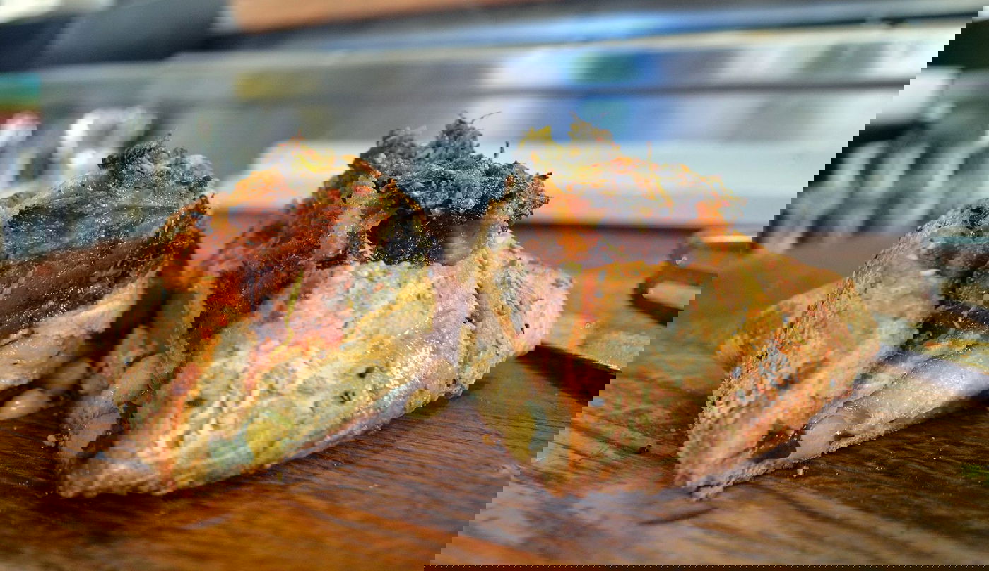 'שמבורכ' - מאפה שקדי עגל, לימון כבוש ובטטה קסבייה - ארטישוק ירושלמי