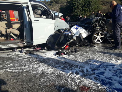 התאונה אתמול בצומת חנניה