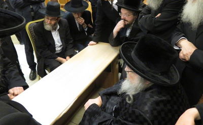 כ"ק האדמו"ר מבעלזא והח"כים