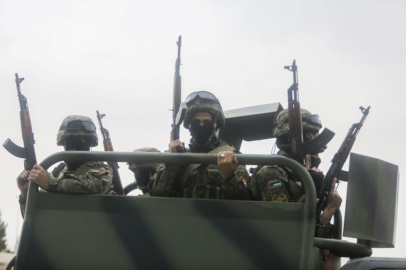 טקס הסיום של מחנה אימונים ברשות הפלסטינית