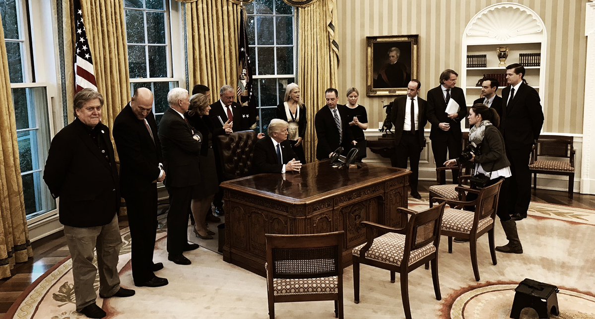 טראמפ במסיבת העיתונאים