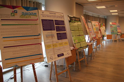 הצגת הפרוייקטים של תלמידות ריפוי בעיסוק במכללת מבחר.