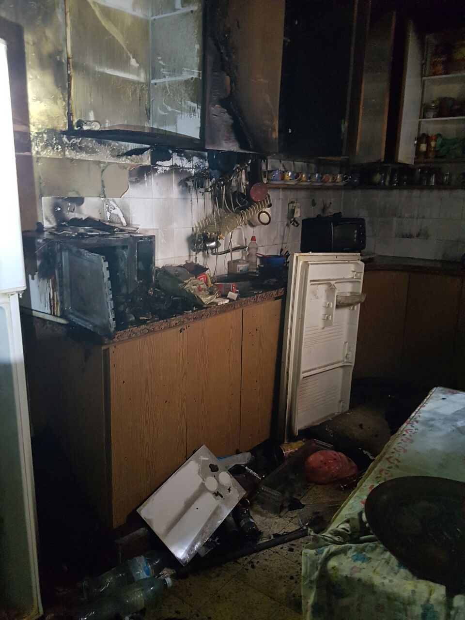 זירת השריפה הקשה