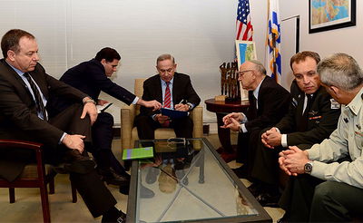 נתניהו נערך לפגישה. אמש