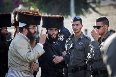 הפגנה חרדית בירושלים. ארכיון