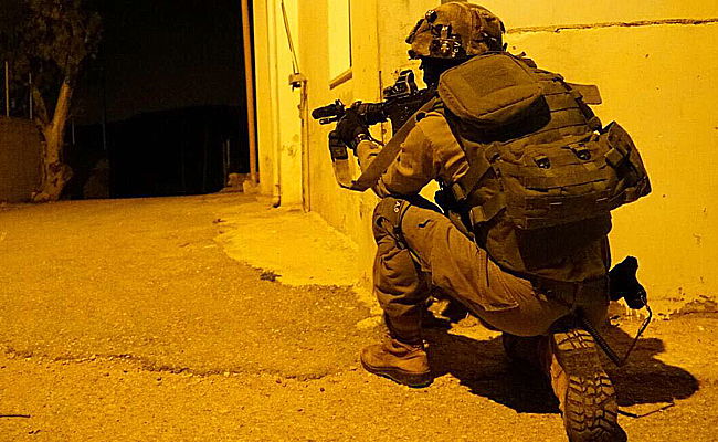 פעילות כוחות צה"ל, הלילה