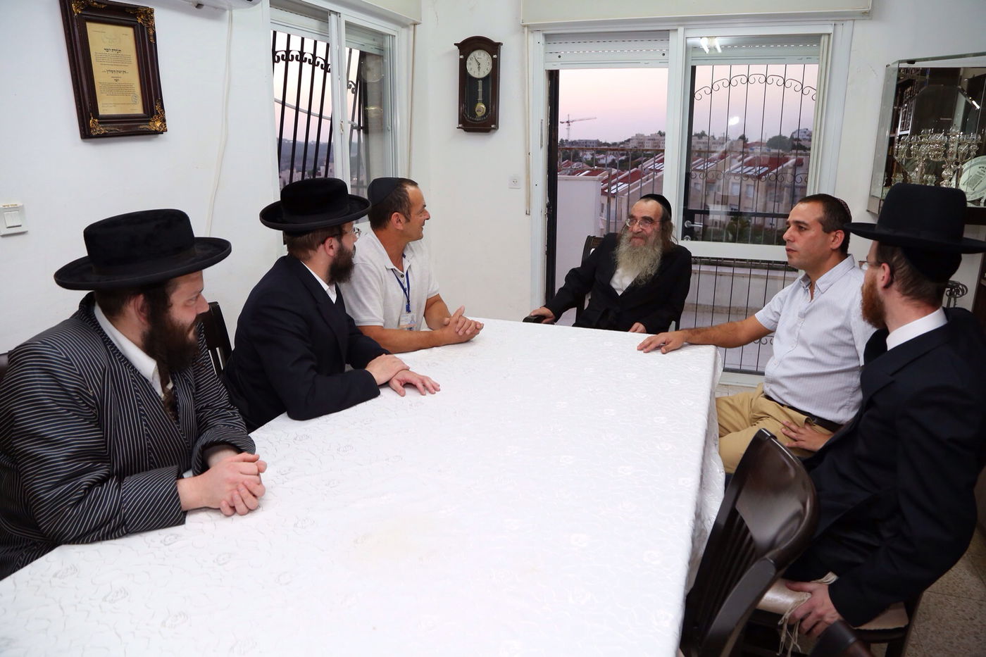 בכירי מאוחדת בבית הרב קופשיץ.