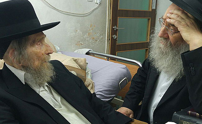 רבי ברוך סולובייצ'יק עם מרן הרב שטיינמן