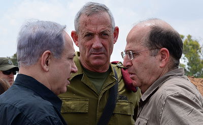 יעלון, גנץ ונתניהו