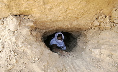 מנהרה בעזה. אילוסטרציה